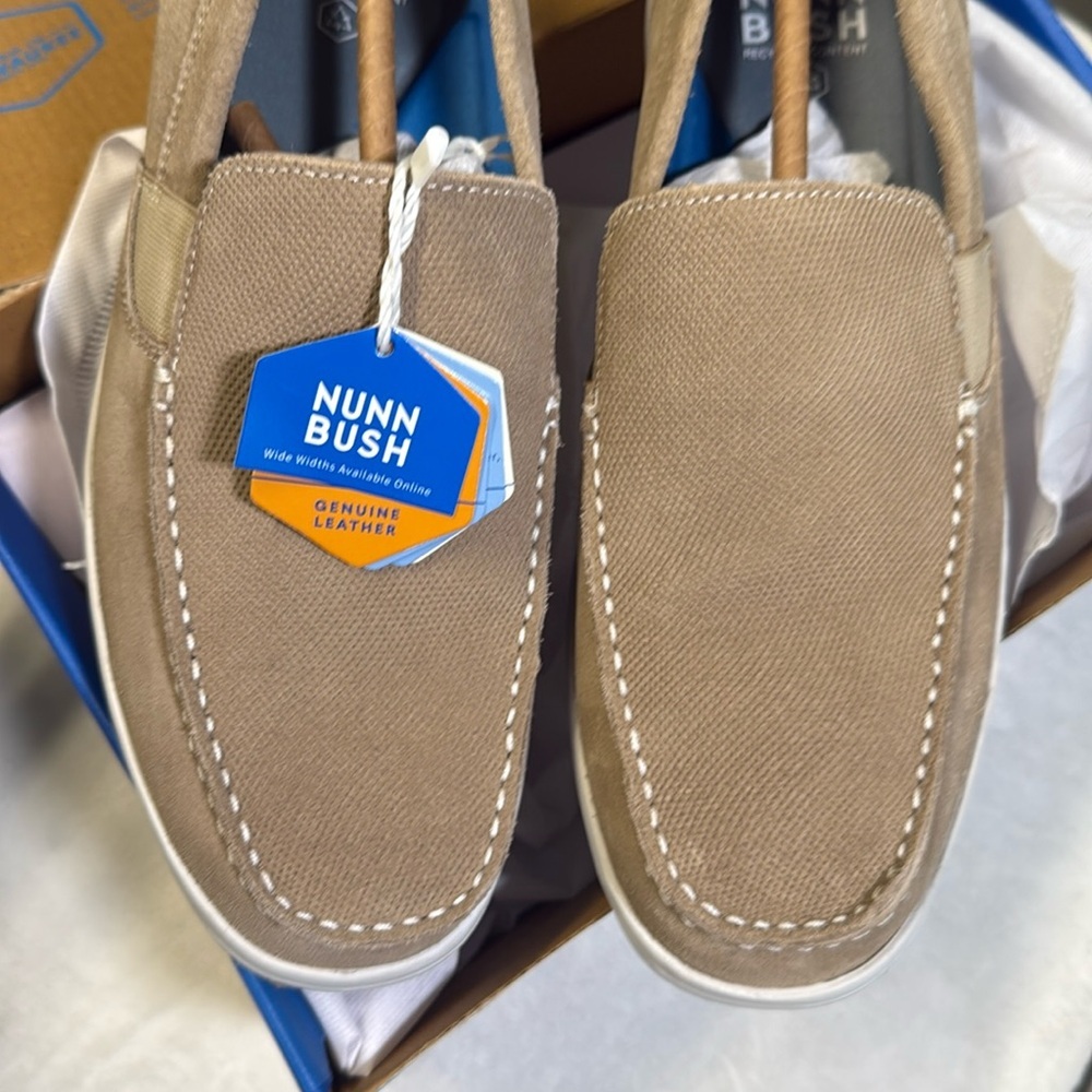 Nunn Bush LUCA SUEDE MOC TOE VENETIAN SLIP ON Shoes- Size 8 - Picture 10 of 14